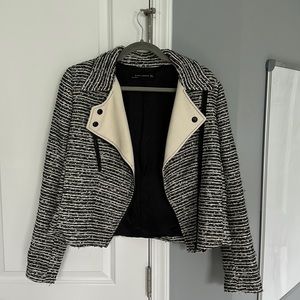 Cinched Blazer: Vintage Zara Tweed